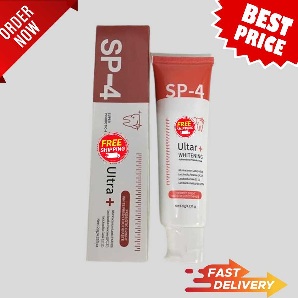 Sp-4 Probiotic Bright White Toothpaste Mint Fresh Whitening Cleaning Toothpaste