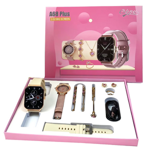 Arrival A68 plus Smart watch suit 8in1Smart watch set for women