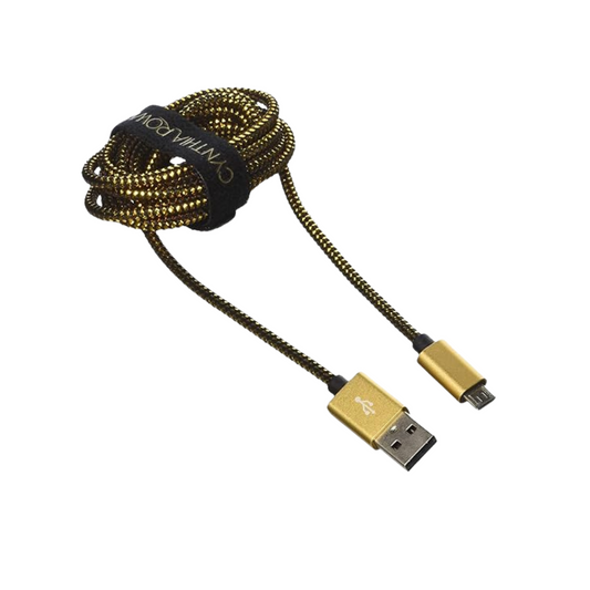 Wiwu gd-100 usb compatible lightning 18k 20w data cable 1.2m - gold