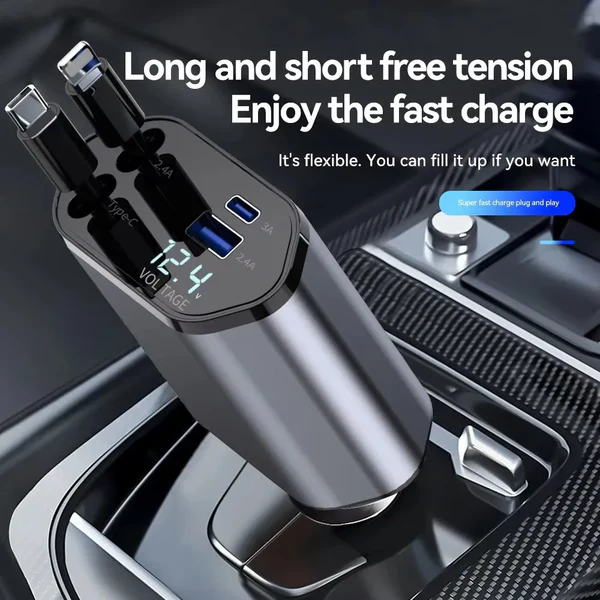 4-in-1 Car Phone Charger