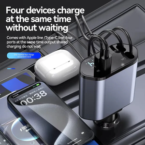 4-in-1 Car Phone Charger